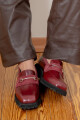 Mocasin mara Bordeaux