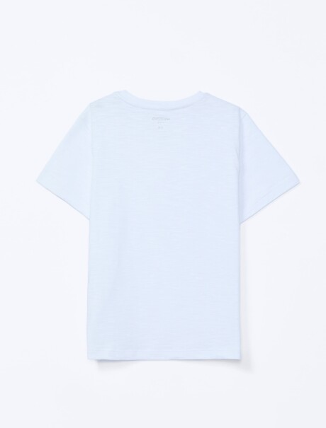 CAMISETA BÁSICA INFANTIL BLANCO