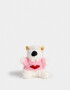 Llavero Peluche Llavero Y Charm De Perrito Con Sweater - Blanco Crema