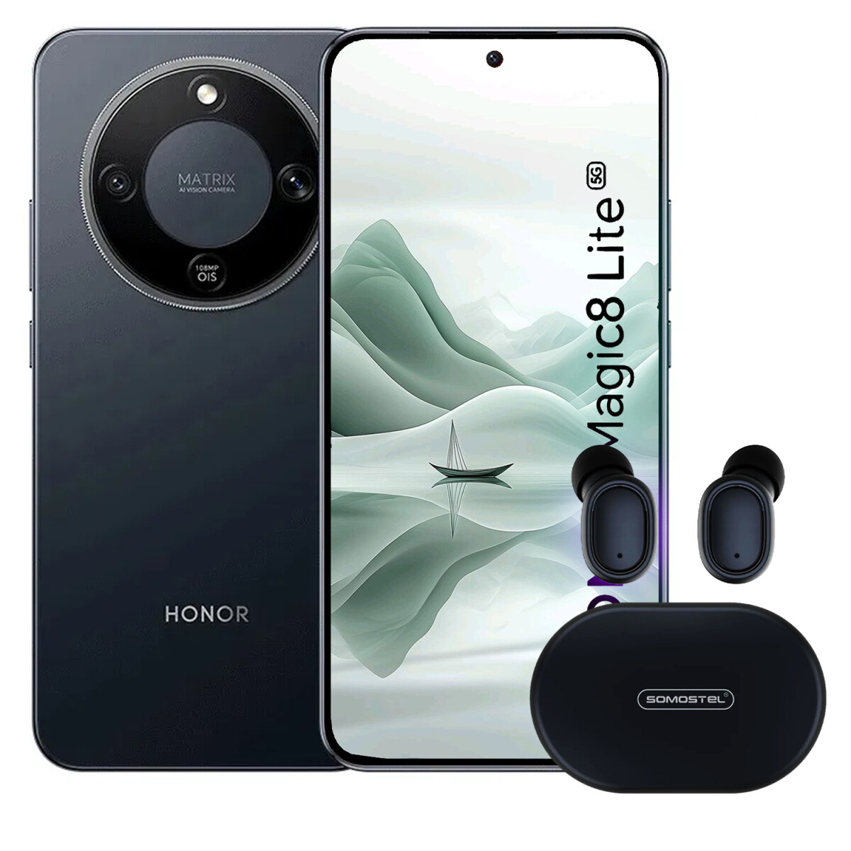 Honor Magic 8 Lite 8gb Ram 256gb 5g + Regalo - NEGRO 