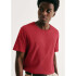 CAMISETA MM MASC VERMELHO ESCURO