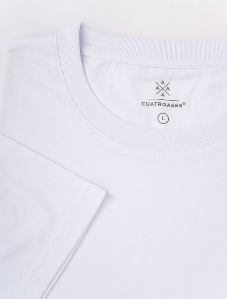 T-shirt m/c lisa blanco