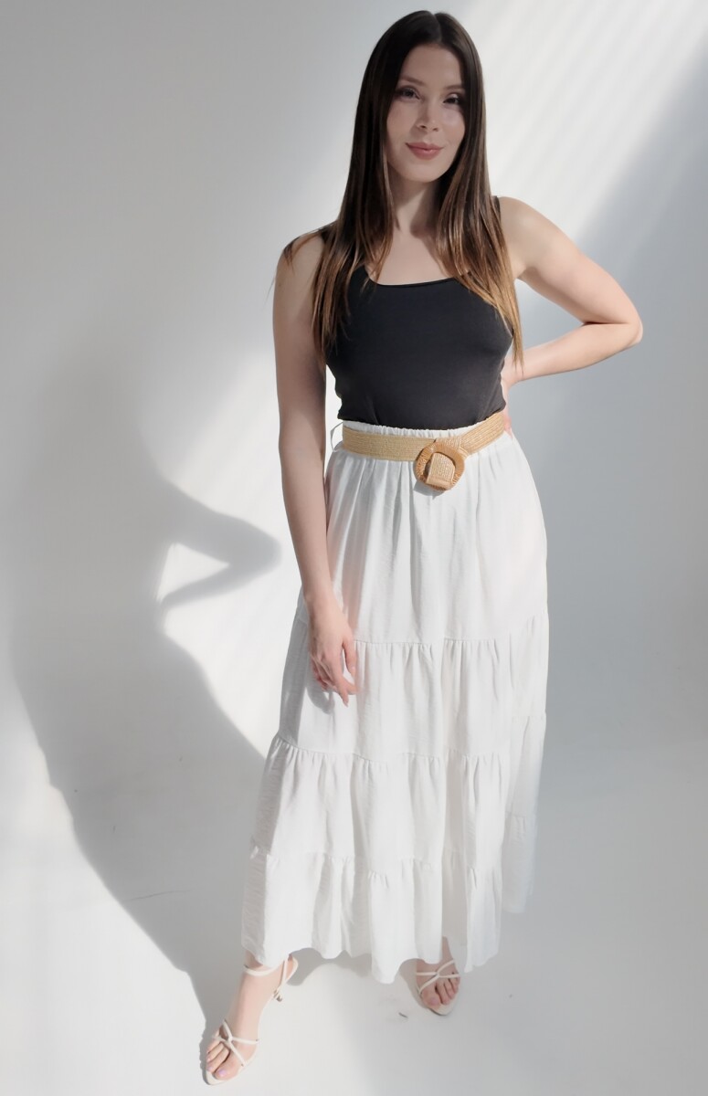 Falda Nataly - Blanco 