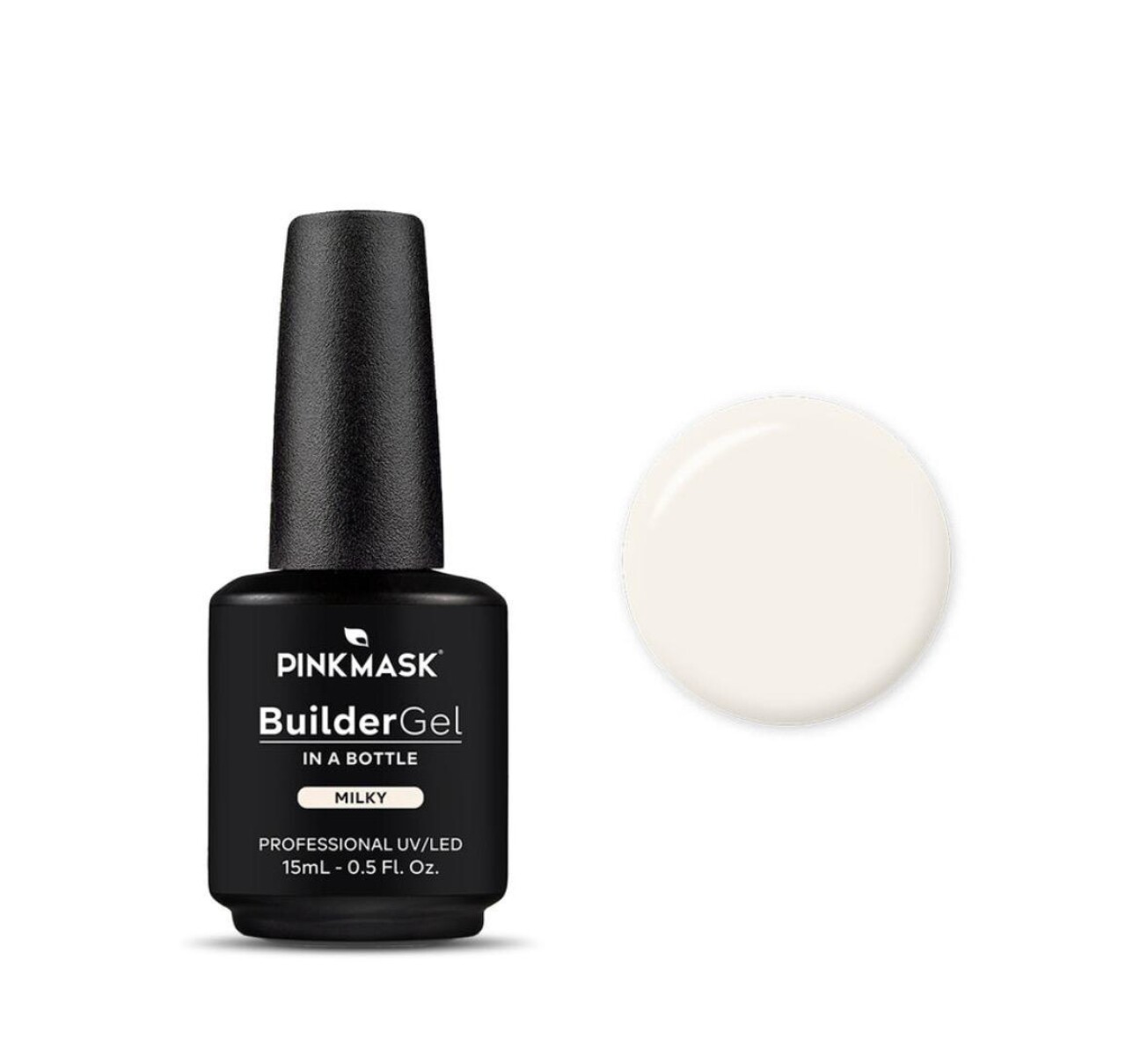 Pink Mask Builder Gel - Milky 15ml 