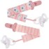 Set x2 clip para chupete BUBA koala rosa