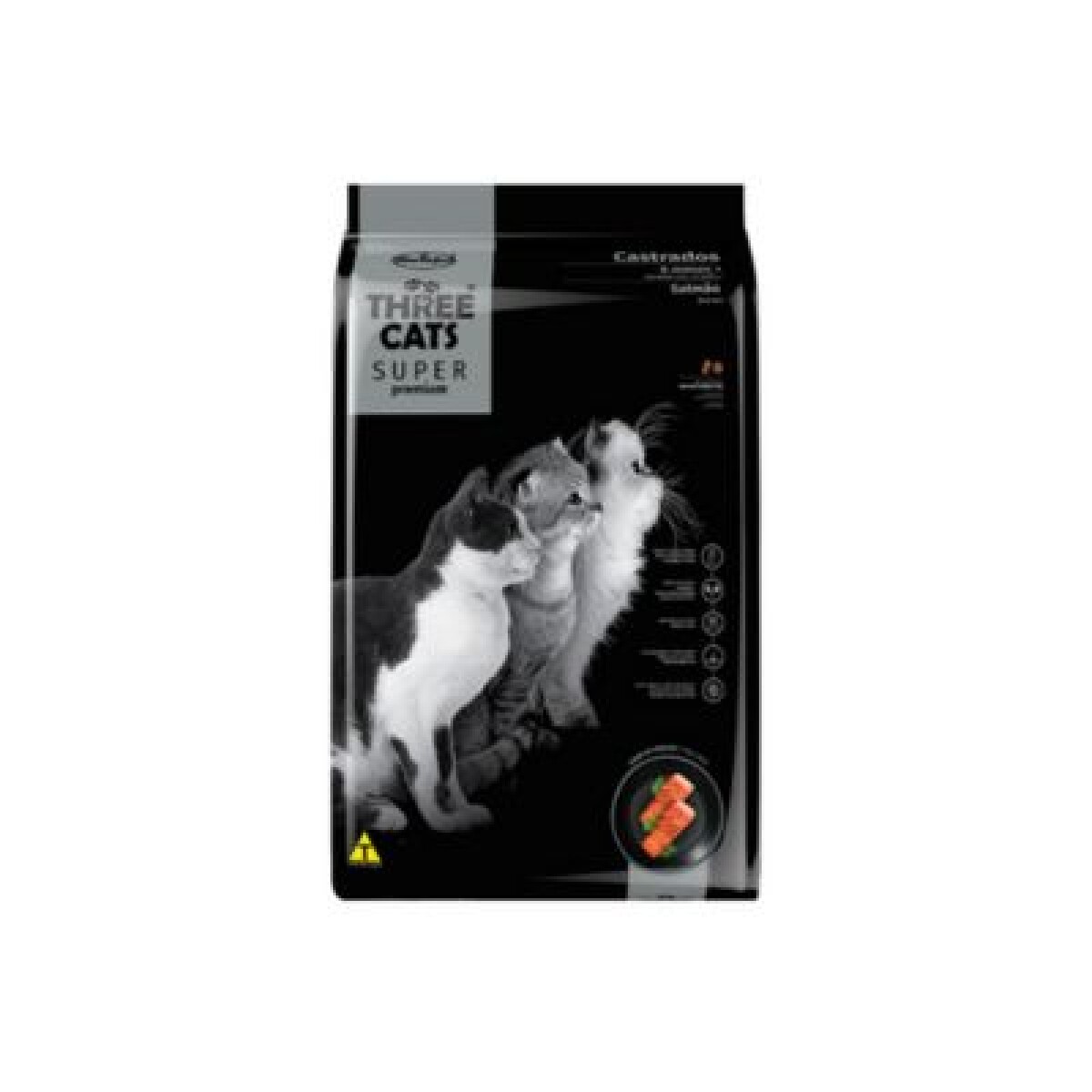 THREE CATS SUPER PREMIUM CASTRADO 3 KG OUTLET 