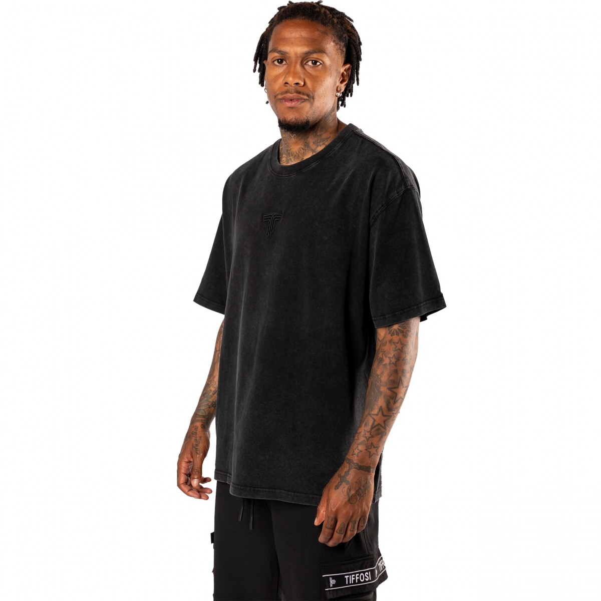 Remera Tifffosi Wash de Hombre - Negro 