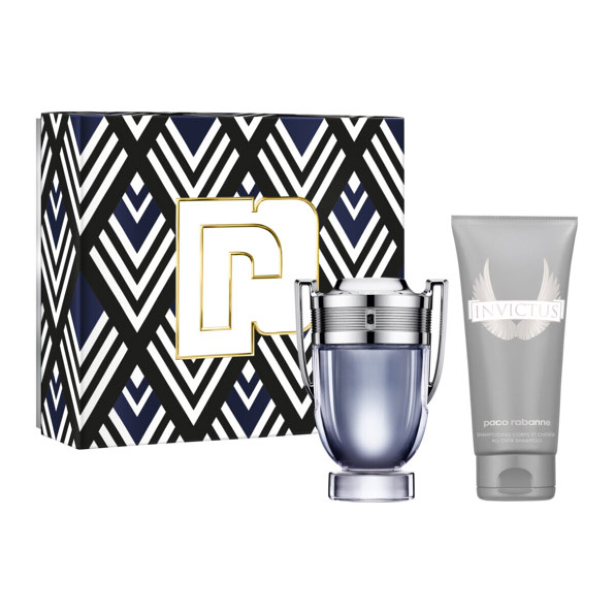 Paco Rabanne set Invictus edt 100+sg100fd23 x 2 un 
