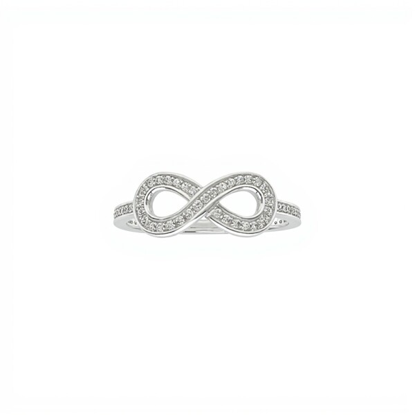 Anillo Infinito-Plata 925-Con Zirconia-AN4588 conpiedra