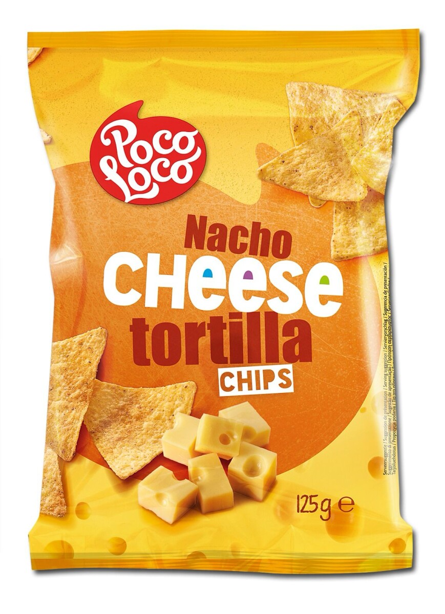 SNACK NACHO POCO LOCO 125G QUESO 