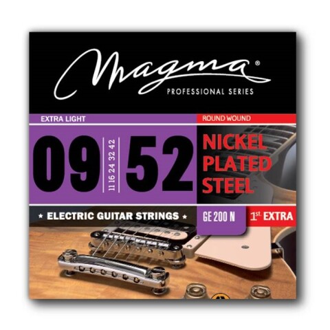 Encordado Guitarra Electrica Magma Nickel 7c .009 GE200N Unica