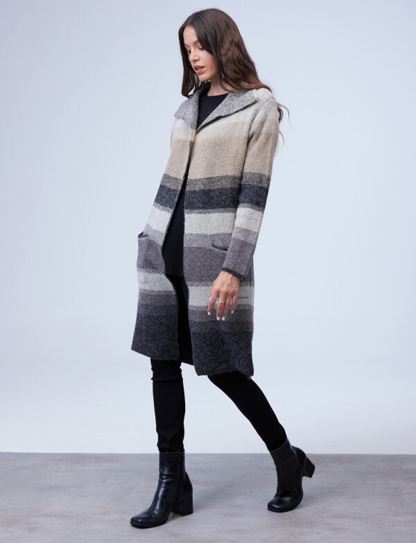 Cardigan Bolsillos MULTI/GRIS