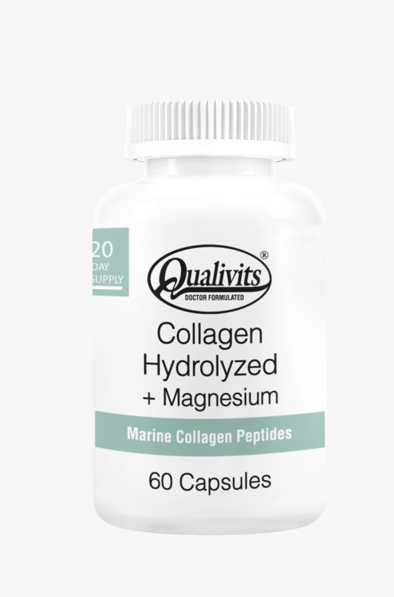 QUALIVITS COLAGENO HIDROLIZADO + MAGNESIO 60 Capsulas 