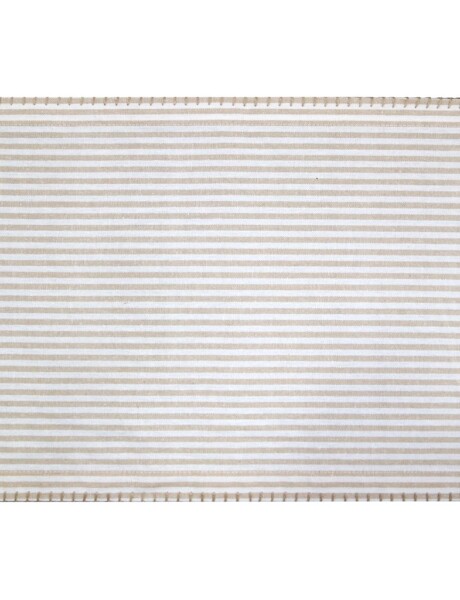 INDIVIDUAL ALGODÓN 35X45CM RAYAS BEIGE INDIVIDUAL ALGODÓN 35X45CM RAYAS BEIGE