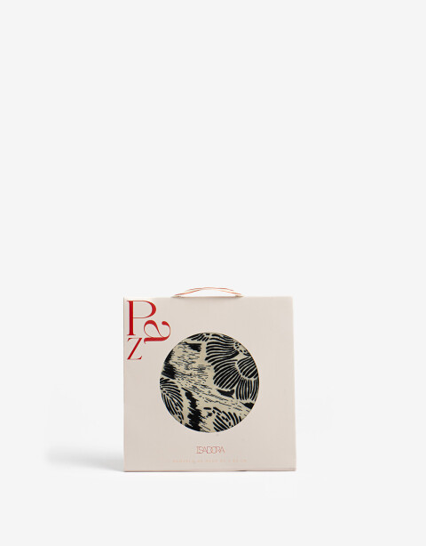 Pañuelos Raso Flores Pañuelo Raso Estampado - Negro