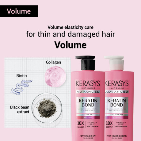 SHAMPOO - KERASYS KERATIN BOND VOLUME AMPOULE (600ml) nutrición profunda, resistencia y gran vitalidad. SHAMPOO - KERASYS KERATIN BOND VOLUME AMPOULE (600ml) nutrición profunda, resistencia y gran vitalidad.