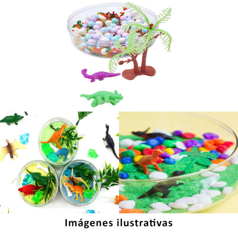 Mundo jurásico con biogel y animales DIY (OW409) Mundo Jurásico Con Biogel Y Animales Diy (ow409)