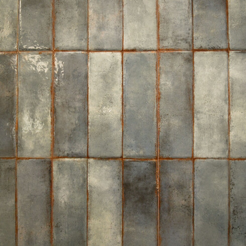 CERAMICA REVESTIMIENTO BRILLO VERDE BRICK 30X90 RECTIFICADO GAMAS DE VERDE