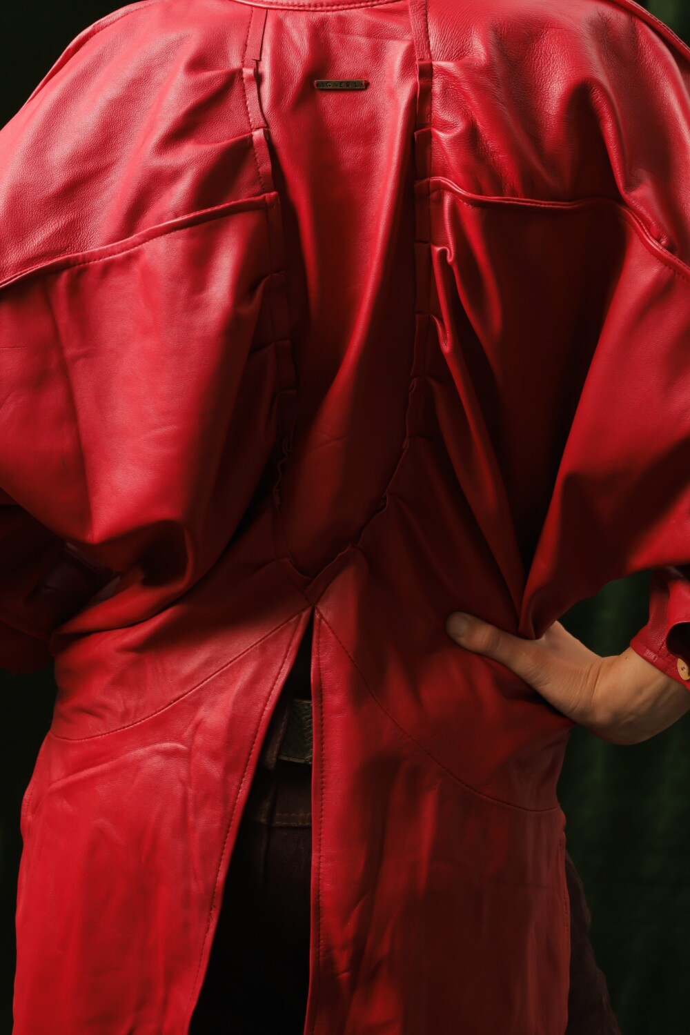 Leather Fulera Shirt Rojo