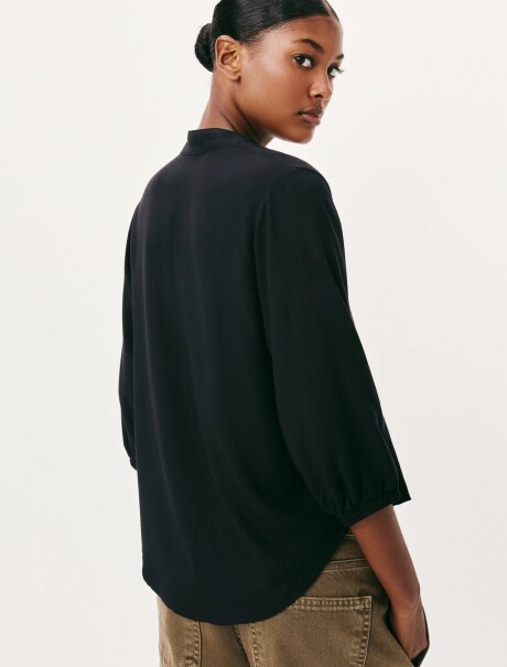 BLUSA MANGA 7/8 NEGRO