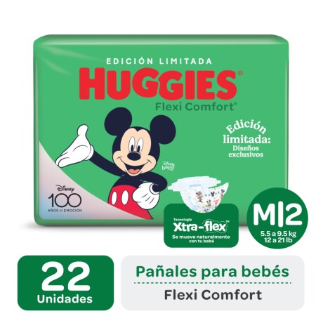 Pañales Huggies Flex Comfort M Maxi Disney 22 Unidades Pañales Huggies Flex Comfort M Maxi Disney 22 Unidades