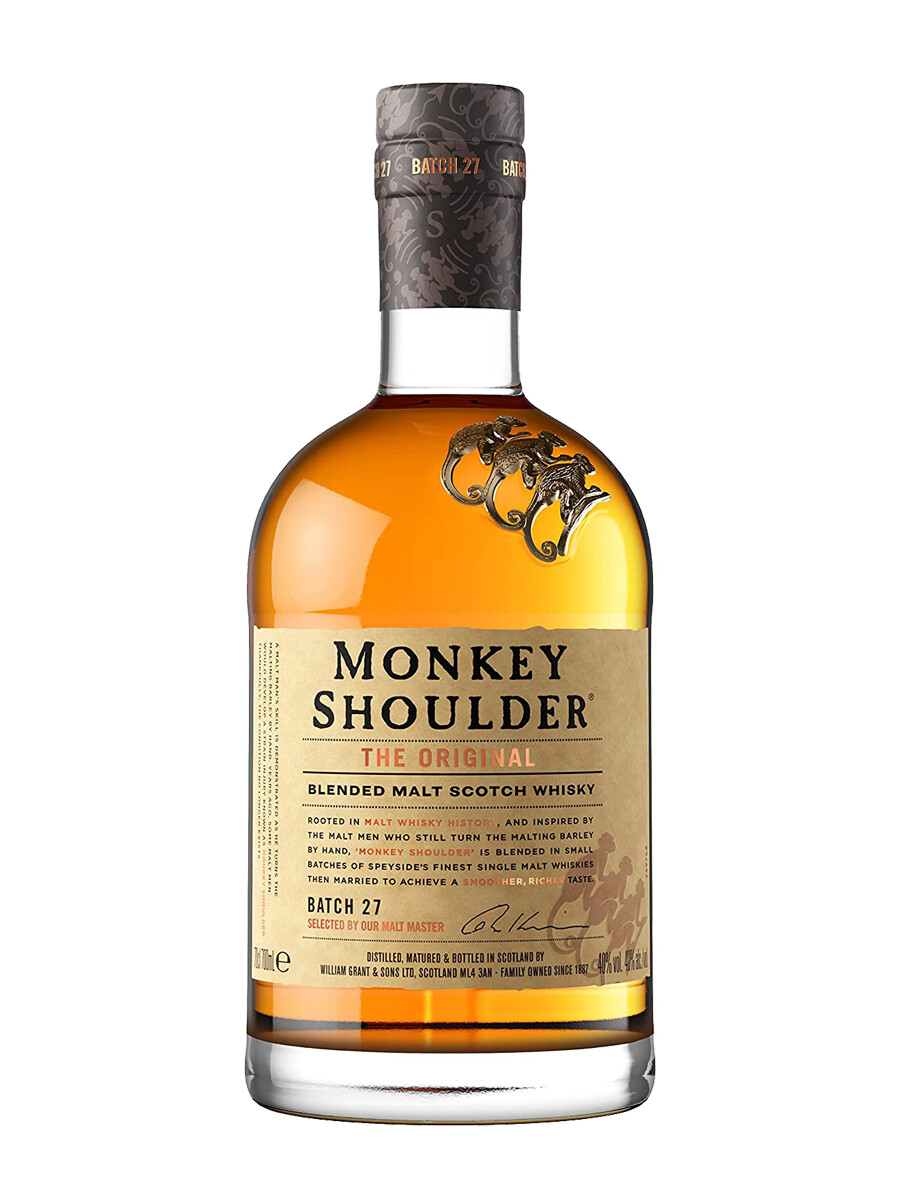 Whisky Blend de Maltas Monkey Shoulder 1 Lt Whisky Blend de Maltas Monkey Shoulder 1 Lt