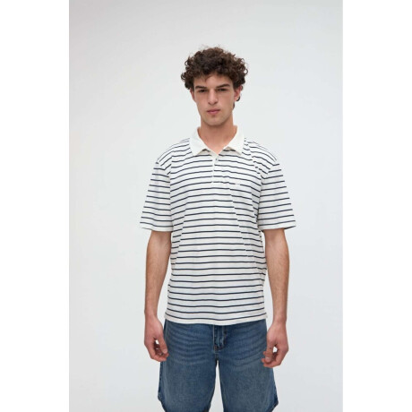Remera polo Marin Off white Marino
