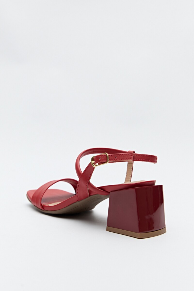 SANDALIA NINA Rojo
