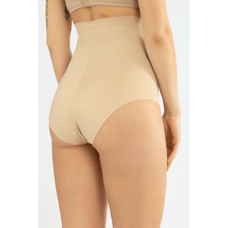 Bombacha alta modelante slim Beige