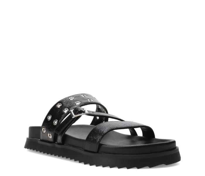 Sandalia XOMA con tiras y tachas Black