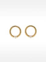Pendientes Con Perlas dorado