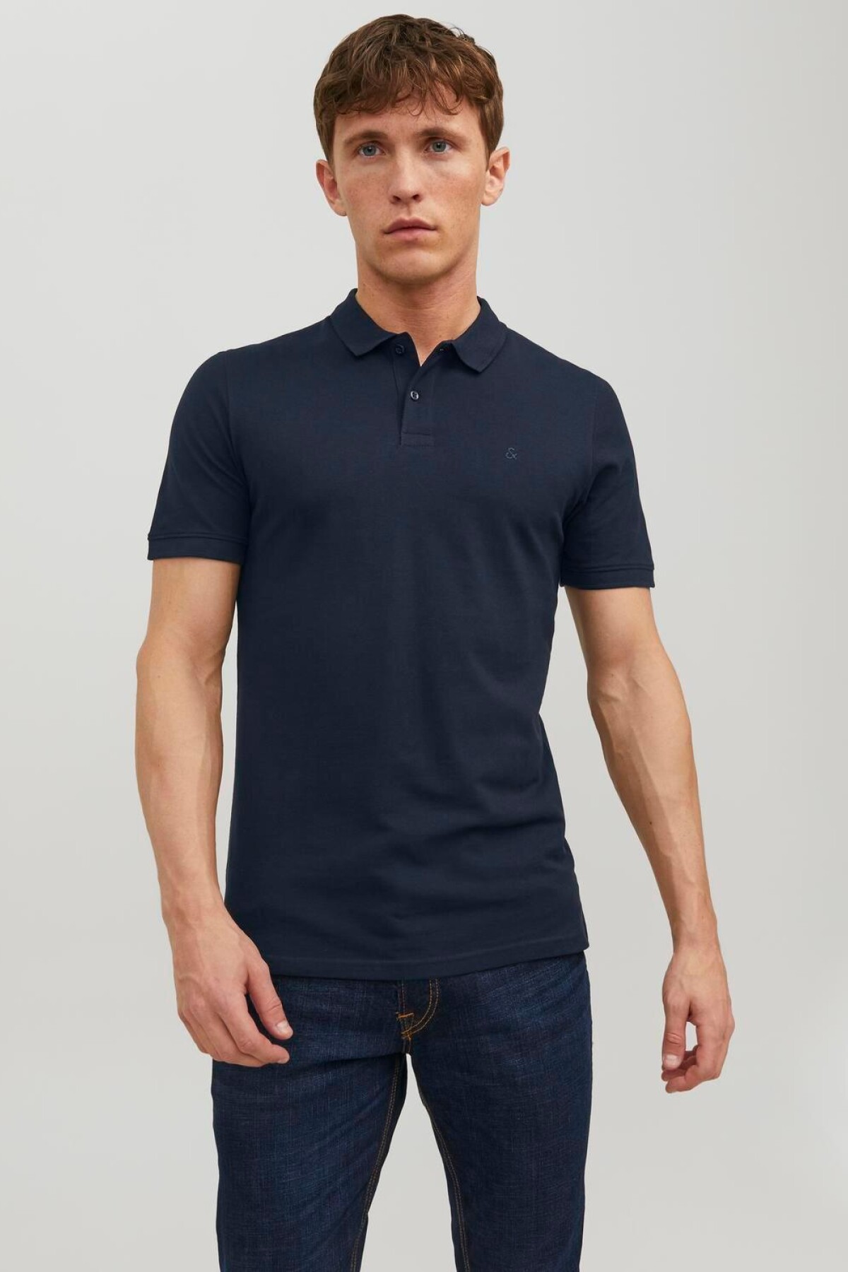 Camiseta Polo Basic Navy Blazer