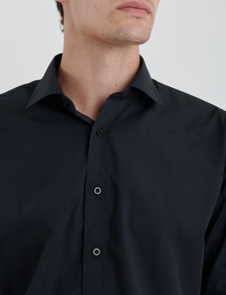 011683 CAMISA VESTIR HARRINGTON LABEL Negro
