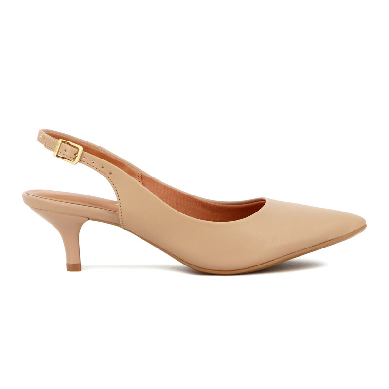 Zapato Vizzano Mujer Lvx Taco 5cm Punta Fina Beige