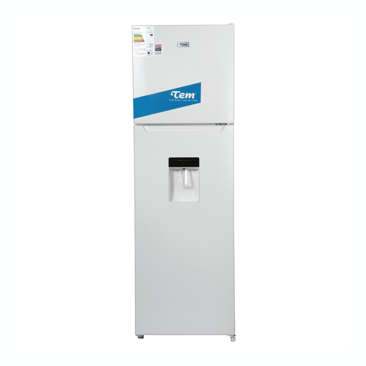 Refrigerador TEM T1URF37DW5418 Capacidad 278L Frío Seco Con Dispensador 