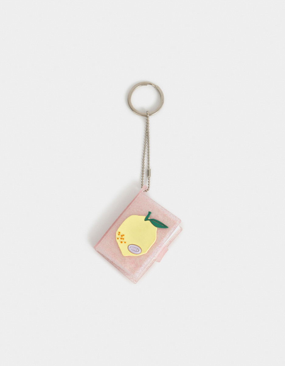 Llavero Y Charm Con Libreta 