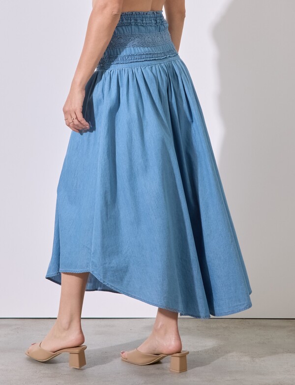 Falda Maxi Denim JEAN