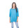 Blusa Ufo con Cuello a Rayas CELESTE