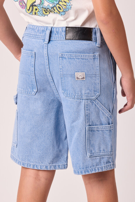 BERMUDA VERMAX TEEN RUSTY Azul Claro