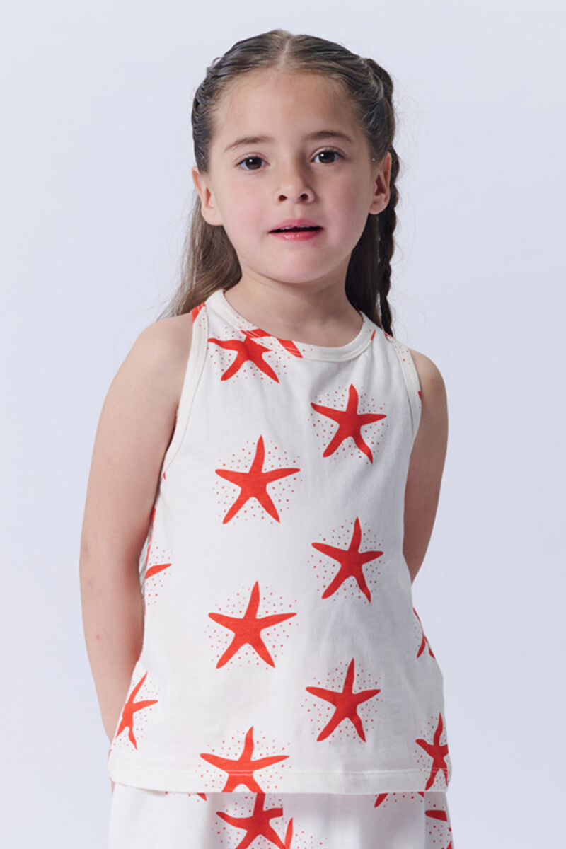 Musculosa nudo espalda - Estrella De Mar Blanca 