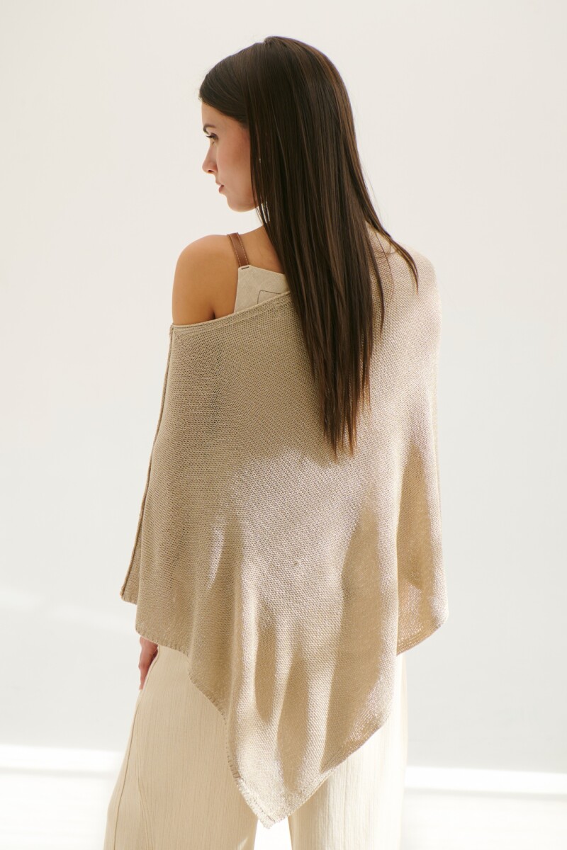 PONCHO SUNDANCE BEIGE