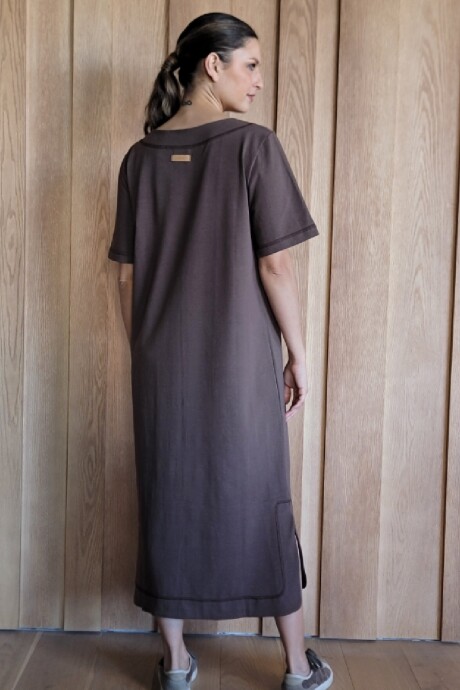 Vestido Arrecife Cotton chocolate