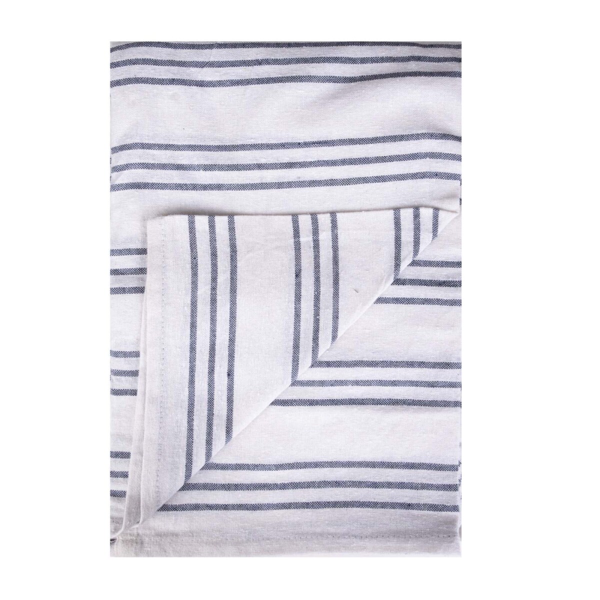 MANTEL RAYAS - ALGODON BLANCO NICOLETTE BCO/AZUL 