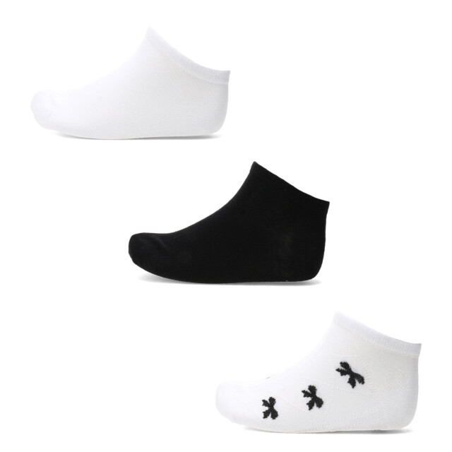 Medias de Mujer Miss Carol trainer pack x3 Blanco - Negro