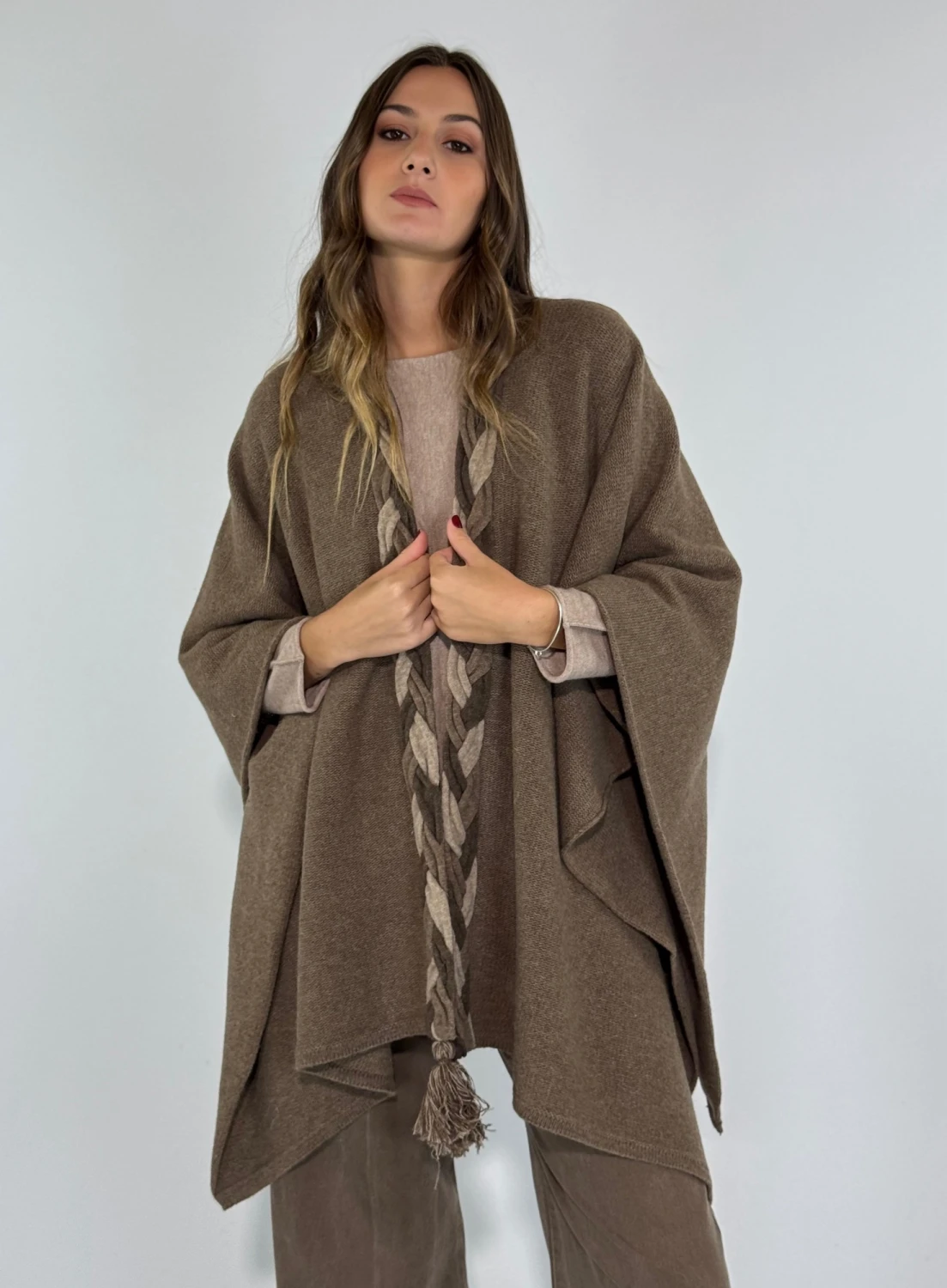 PASHMINA JUDY beige talle unico
