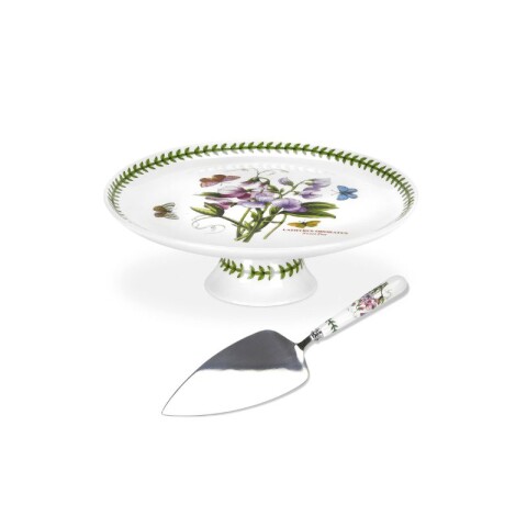 PORTMEIRION BOT GARDEN SET PIE DE TORTA 25,5 CM C/ PALA TORTA PORTMEIRION BOT GARDEN SET PIE DE TORTA 25,5 CM C/ PALA TORTA