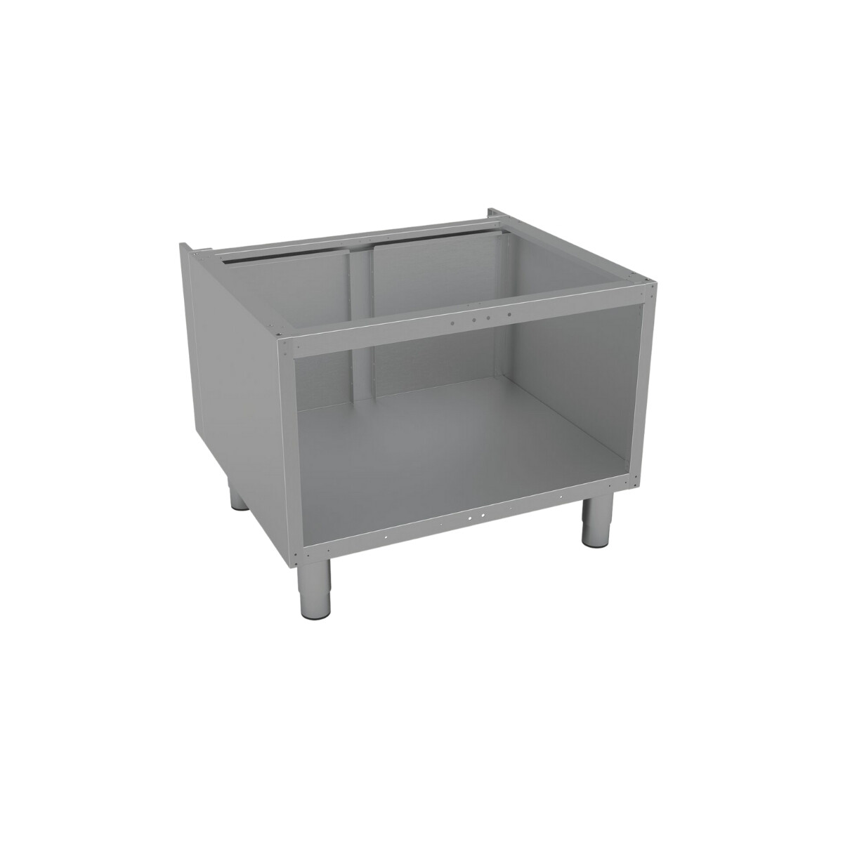 Base Modular Neutra de Acero Inoxidable 80 x 61 x 61 cm 