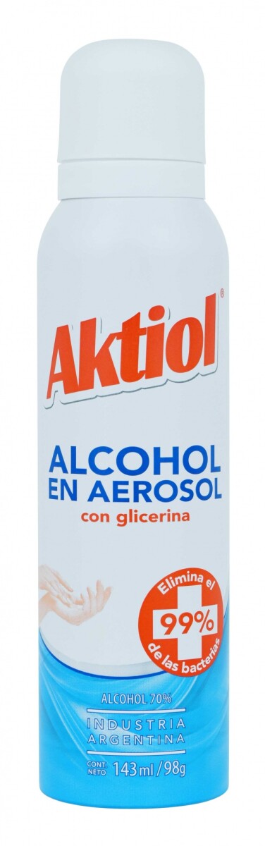 ALCOHOL AKTIOL AEROSOL C/GLICERINA 143 ML 