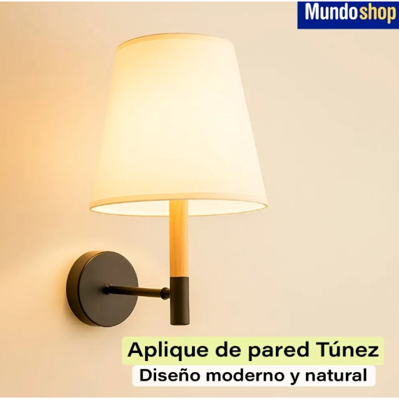 Aplique De Pared Colgante Túnez Negro Negro