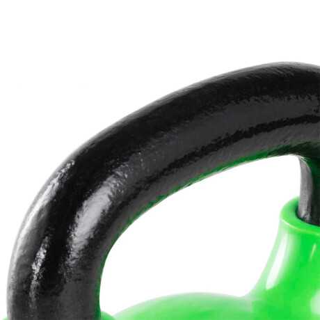 Pesa Rusa 10Kg Expert Hierro Macizo Kettlebell Mancuerna Recubierta Verde